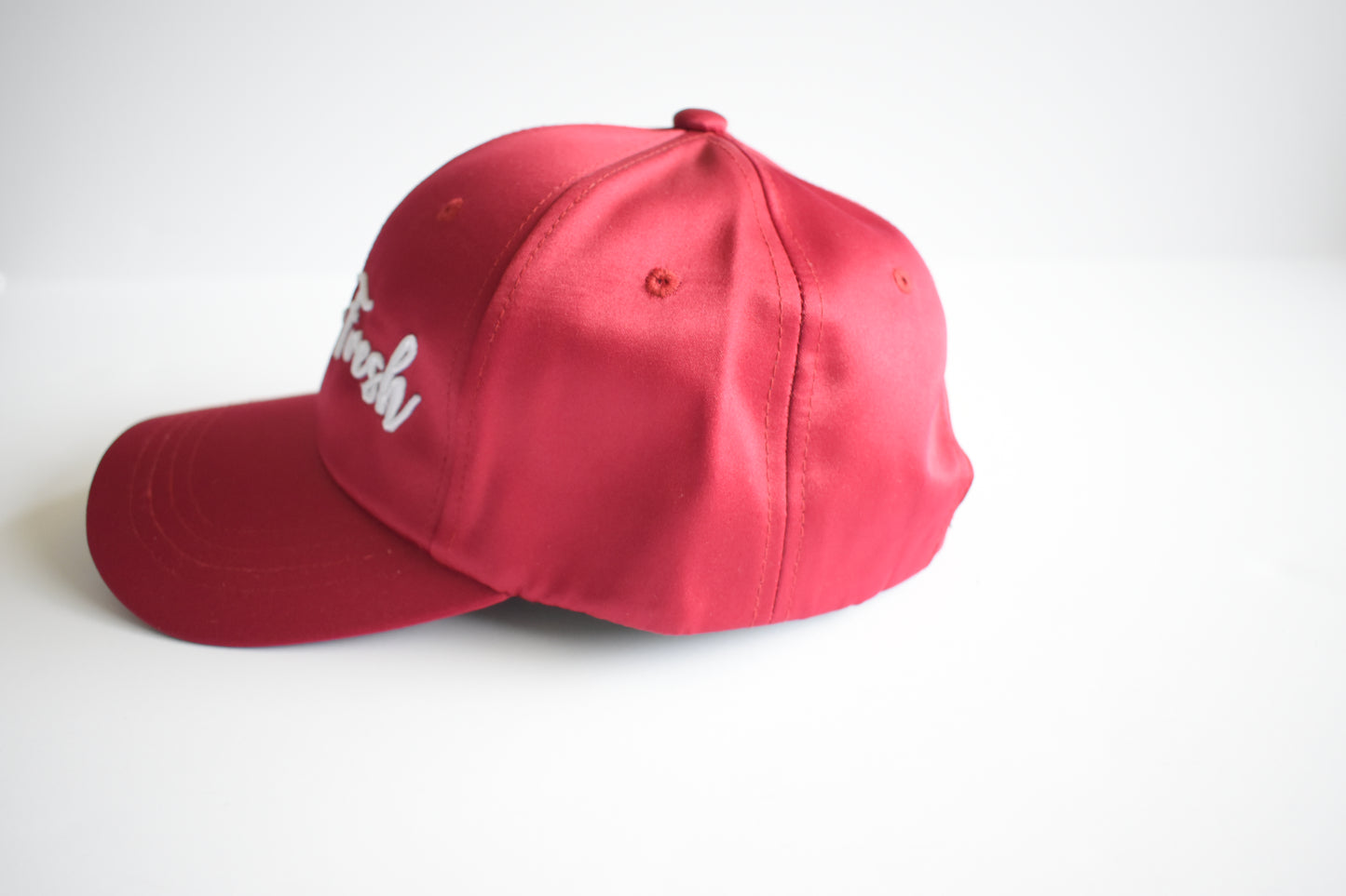 Subtle Fresh Script Satin Strapback